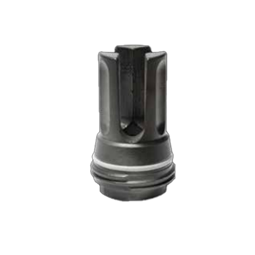 A-Flow Flash hider reduserer blitsen fra skuddet, forbedrer presisjonen og reduserer rekyl, perfekt for 7.62 kaliber med 1/2"-28 UNEF gjenger.